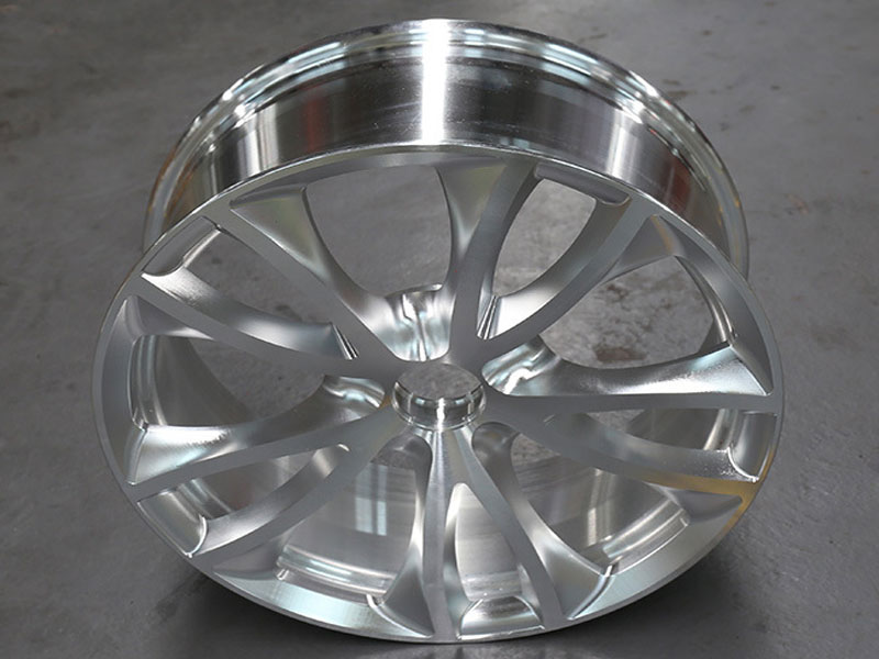 Bright Machined Aluminum Wheels (2)